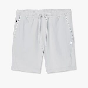 Vuori Crosscourt Short 7” Frost Grey NWOT